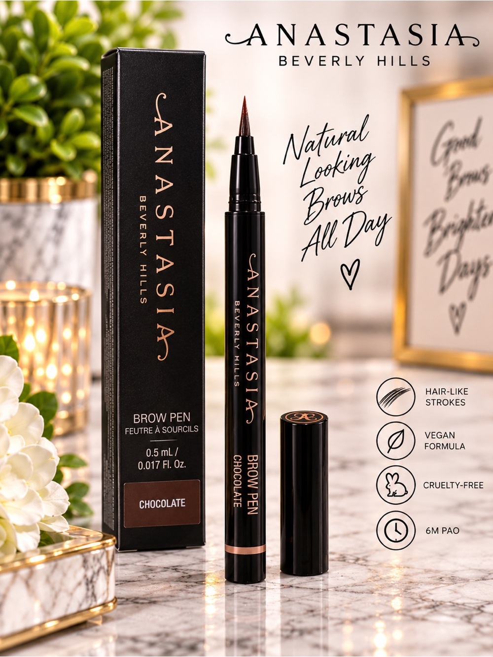 Anastasia Beverly Hills Brow Pen Chocolate Precision Eyebrow Pen Full Size